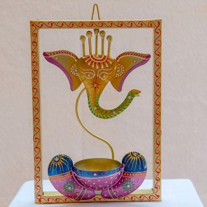 Handcrafted Ganesha Tea Light Holder (Ganpati)