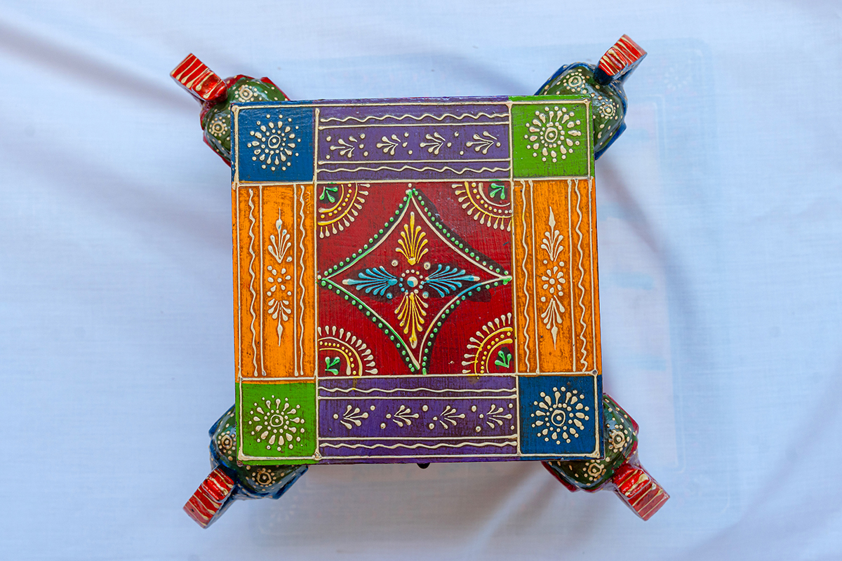 Handcrafted Wooden Elephant Trunk Box (Elephant Bajat) - Image 4