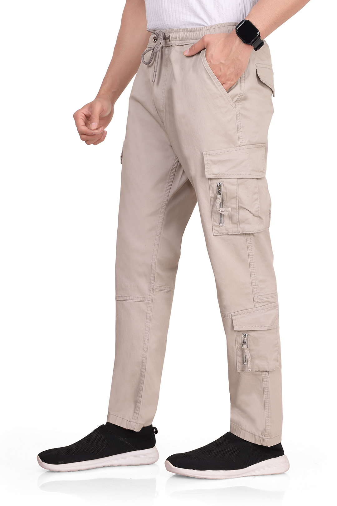Gap Twill Cotton Blend Stretch Cargo Pants