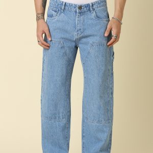 Imported Denim Cargo Pants