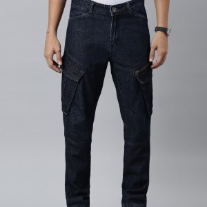 Imported Denim Cargo Pants